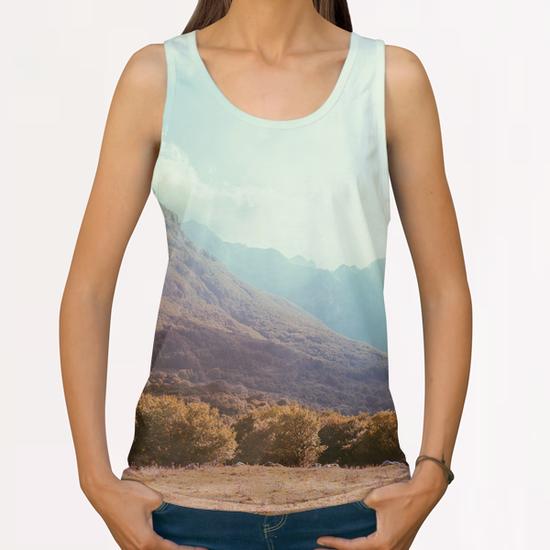 Mountains in the background v All Over Print Tanks by Salvatore Russolillo