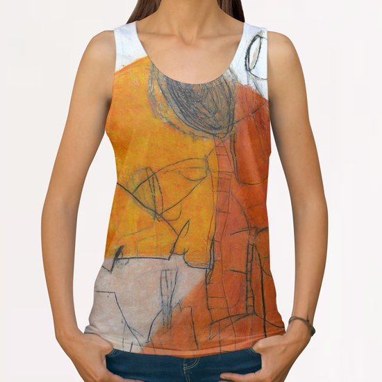 Composition 8 All Over Print Tanks by Jean-Noël Bachès