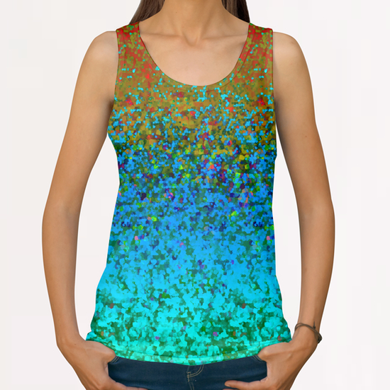 Glitter Dust G6 All Over Print Tanks by MedusArt