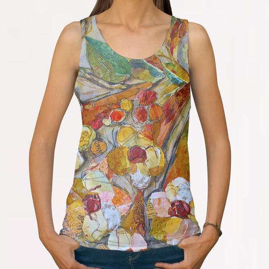 Naomi Trumpet Vine All Over Print Tanks by Elizabeth St. Hilaire