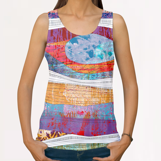 sotterraneo All Over Print Tanks by junillu