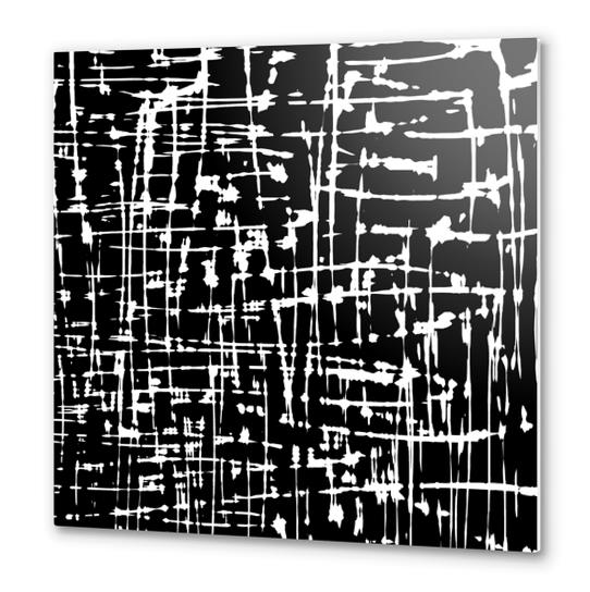 Abstract Black & White Artwork Metal prints by Divotomezove