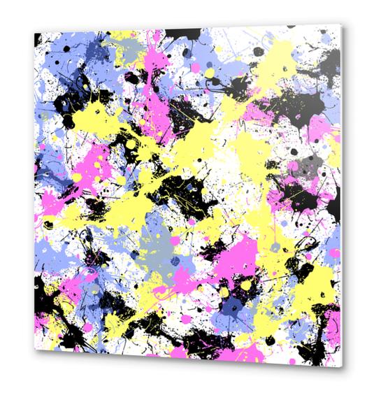 Paint Splash X 0.1 Metal prints by Amir Faysal