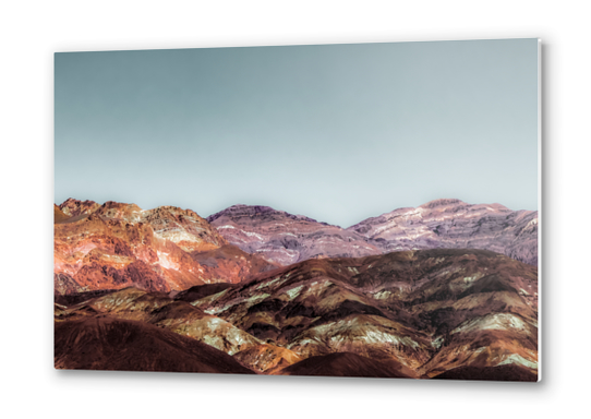 colorful mountain at Death Valley national park California USA Metal prints by Timmy333