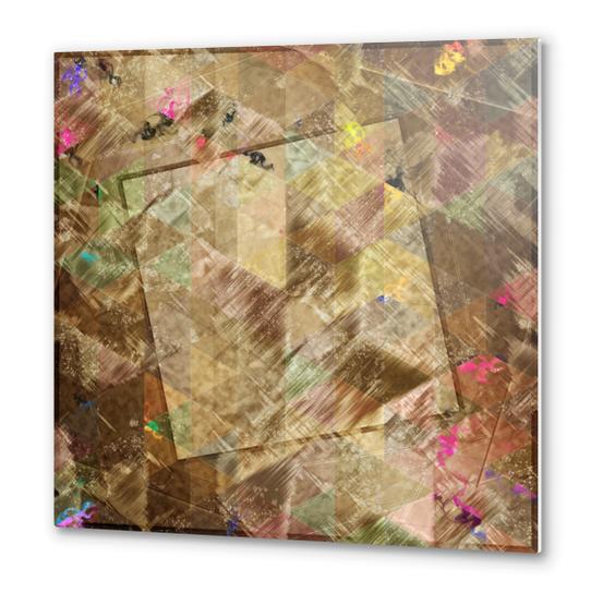 Abstract GEO X 0.31 Metal prints by Amir Faysal