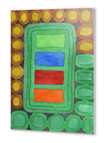 Fridge Design  Metal prints by Heidi Capitaine