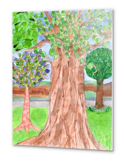 The majestic Tree  Metal prints by Heidi Capitaine