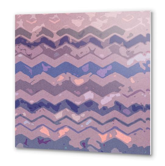 Abstract Chevron X 0.2 Metal prints by Amir Faysal