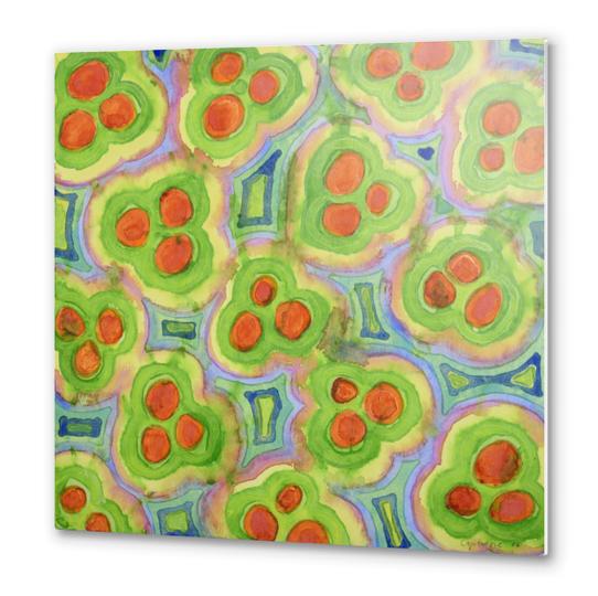 Apple Tree Pattern Metal prints by Heidi Capitaine