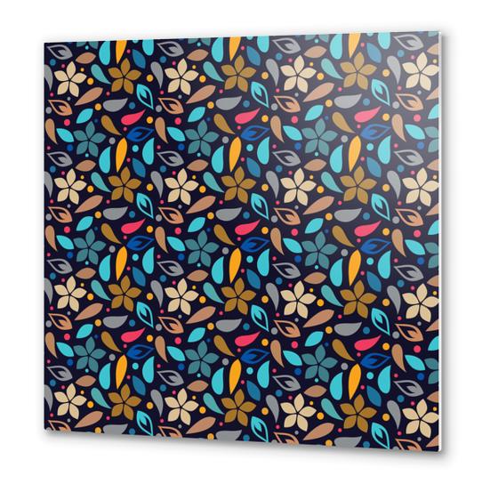 LOVELY FLORAL PATTERN X 0.1 Metal prints by Amir Faysal