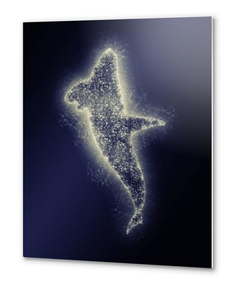 Splash Whale X 0.2 Metal prints by Amir Faysal