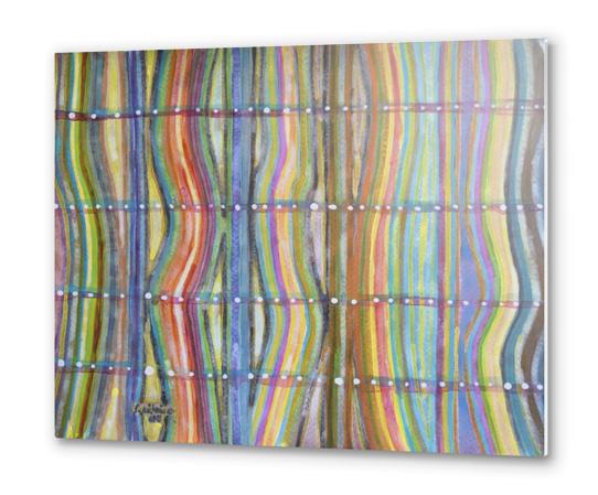 Bundled Lines Metal prints by Heidi Capitaine