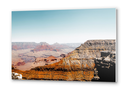 desert with blue sky at Grand Canyon national park, Arizona, USA Metal prints by Timmy333