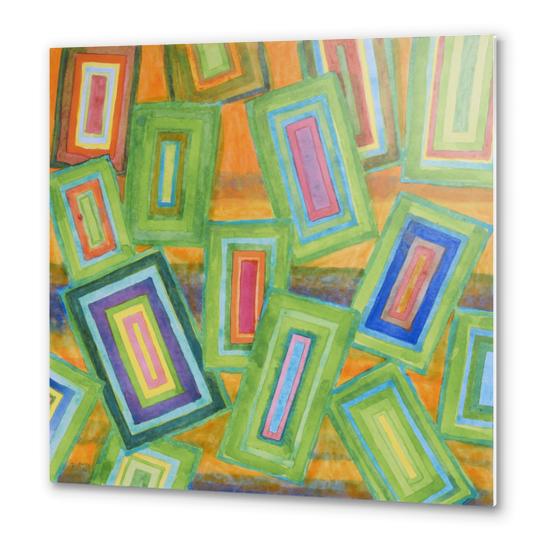 Vibrant Rectangles Metal prints by Heidi Capitaine