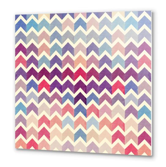 Lovely Chevron X 0.2 Metal prints by Amir Faysal