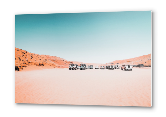 Parking lot in the desert at Antelope Canyon Arizona USA Metal prints by Timmy333