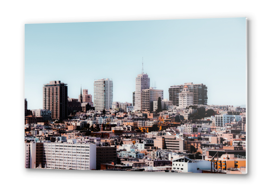 modern building in the city at San Francisco California USA  Metal prints by Timmy333