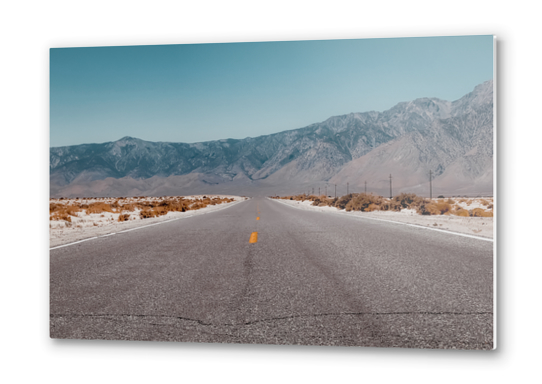 Road trip in the desert to Death Valley national park California USA Metal prints by Timmy333