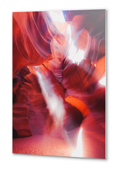 Sunlight in the sandstone cave at Antelope Canyon Arizona USA Metal prints by Timmy333