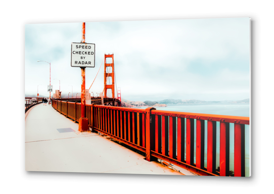 view from the Golden Gate Bridge, San Francisco, USA Metal prints by Timmy333