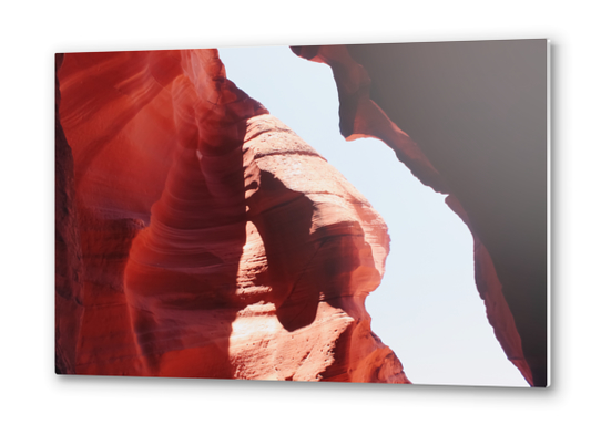 Orange rocks in the desert at Antelope Canyon Arizona USA Metal prints by Timmy333