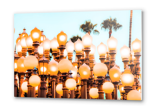 Urban Lights at LACMA art museum, Los Angeles, California, USA Metal prints by Timmy333