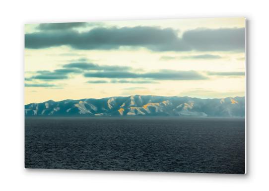 Ocean and mountains view at Rancho Palos Verdes California USA Metal prints by Timmy333