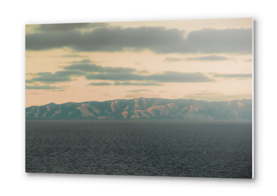 Ocean and mountains view at Rancho Palos Verdes California USA Metal prints by Timmy333