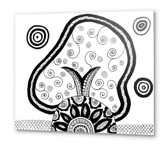 Black & White Life Metal prints by ShinyJill