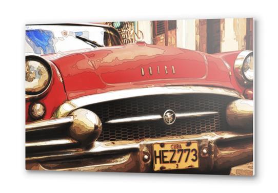 Buick in Cuba Metal prints by fauremypics