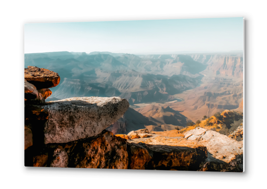 Desert view in summer at Grand Canyon national park USA Metal prints by Timmy333