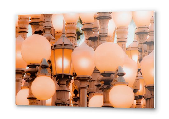 closeup Urban Light LACMA Los Angeles California USA Metal prints by Timmy333