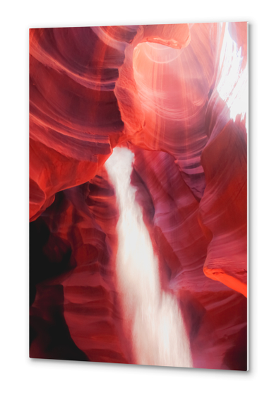 Light in the sandstone cave at Antelope Canyon Arizona USA Metal prints by Timmy333