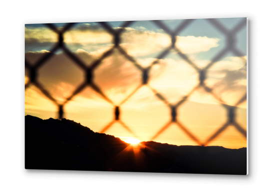 sunset with cloudy sky Metal prints by Timmy333