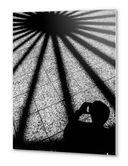 light and shadow in black and white Metal prints by Timmy333