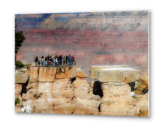 Beautiful scenic at Grand Canyon national park, USA in winter Metal prints by Timmy333