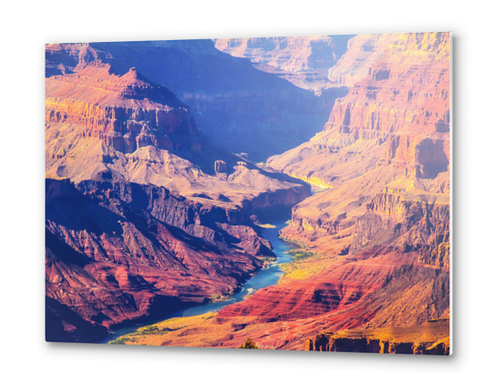 mountain and desert at Grand Canyon national park, USA Metal prints by Timmy333