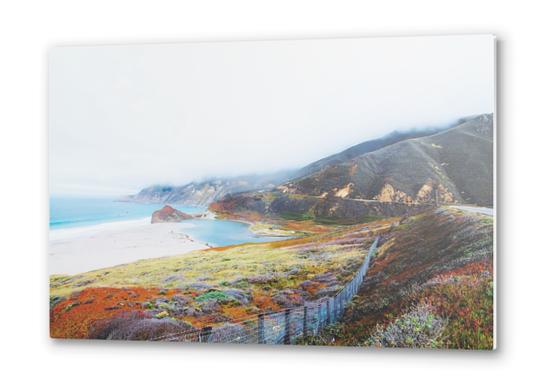 Beautiful landscape at Big Sur, California, USA Metal prints by Timmy333