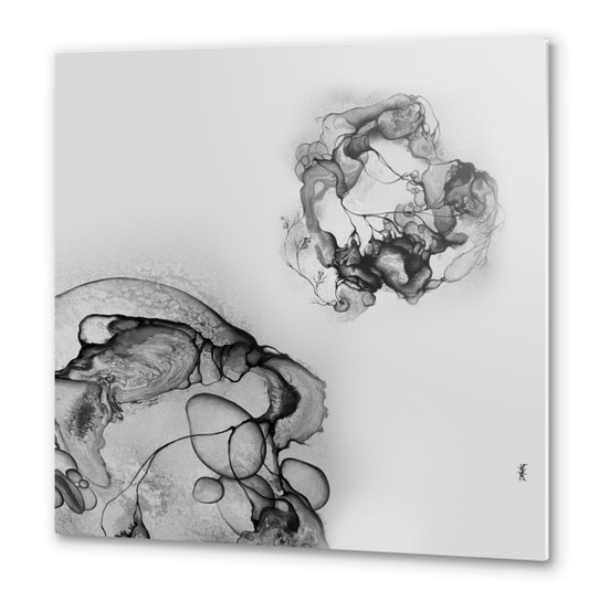 Light 4 - Grey Metal prints by darling