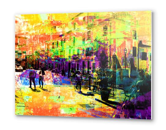 La Piazza Metal prints by Gabi Hampe