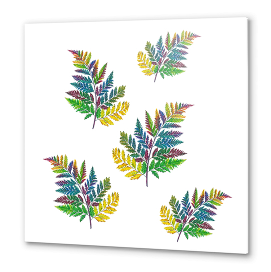 Ferns Metal prints by Nika_Akin