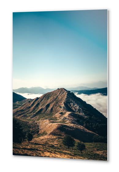 Mountains in the background XXII Metal prints by Salvatore Russolillo