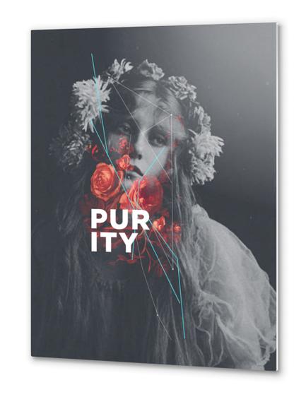 Purity Metal prints by Frank Moth