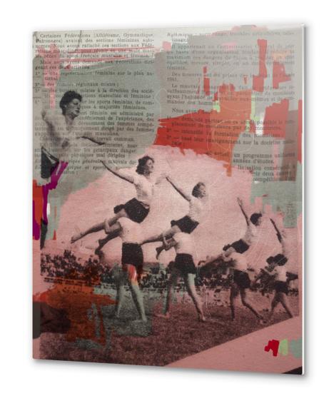 Doctrine du Sport Féminin ! Metal prints by tzigone