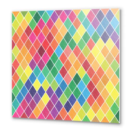 Colorful Geometric  Metal prints by Amir Faysal