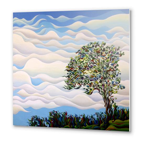 Westward Yearning Tree Metal prints by Amy Ferrari Art