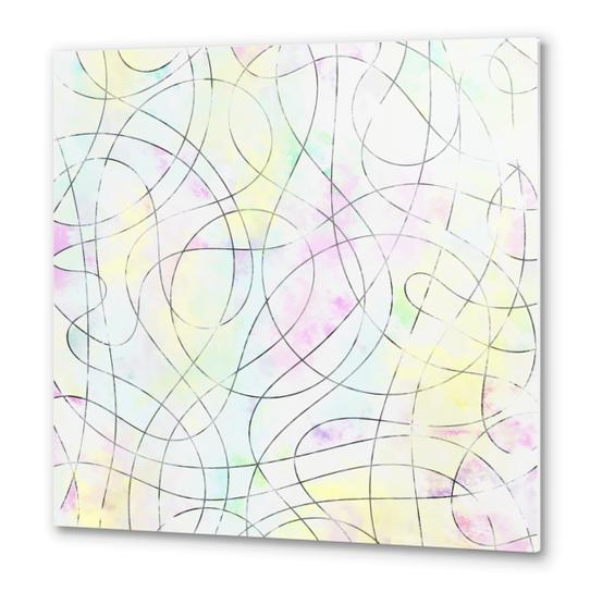 Abstract Drawing Metal prints by Divotomezove