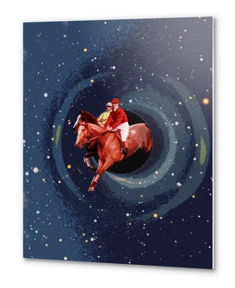 Black Hole Chase Metal prints by tzigone