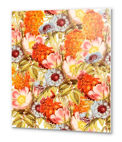 Coral Bloom Metal prints by Uma Gokhale