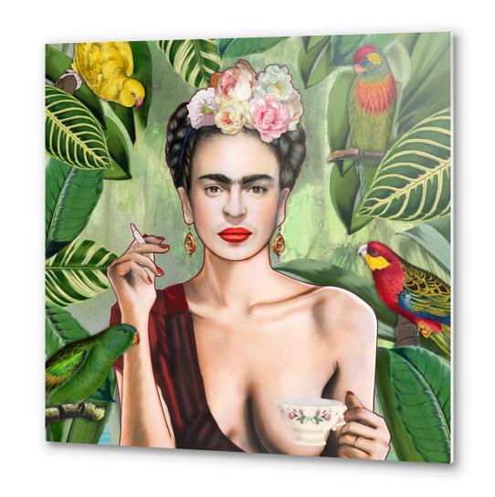 Frida con amigos Metal prints by Nettsch